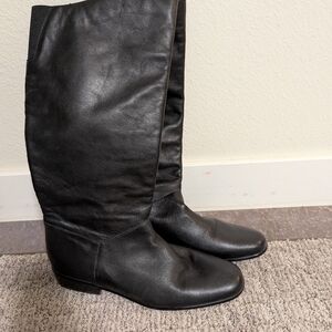 Worthington Black Leather Women's Boots